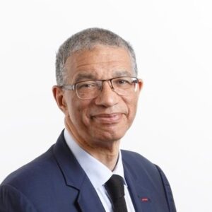 Portrait de Lionel Zinsou, économiste franco-béninois et ancien Premier ministre du Bénin.