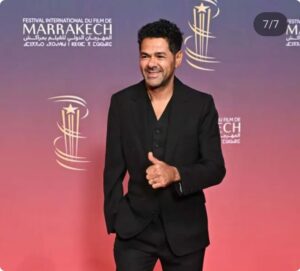 Jamel Debbouze sur le tapis rouge du Festival International du Film de Marrakech