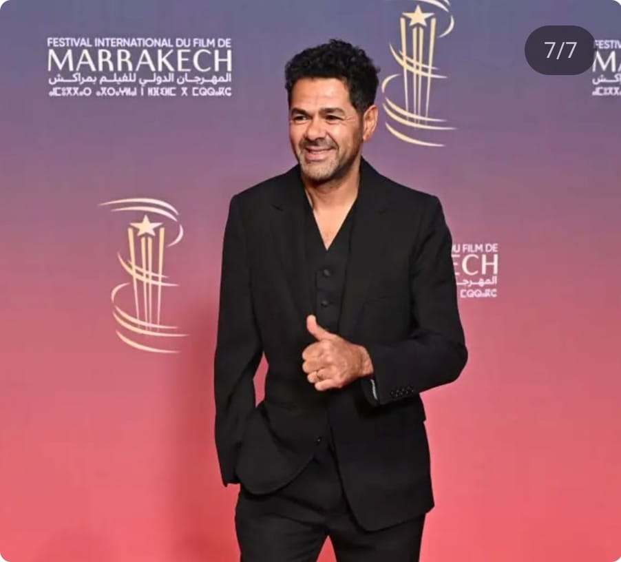 Jamel Debbouze sur le tapis rouge du Festival International du Film de Marrakech